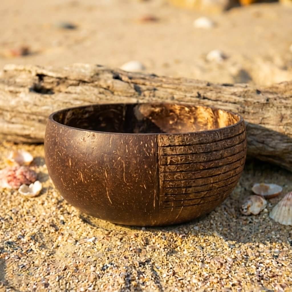 Coconut Bowl Yang Coconut Bowl Yang Nahaufnahme